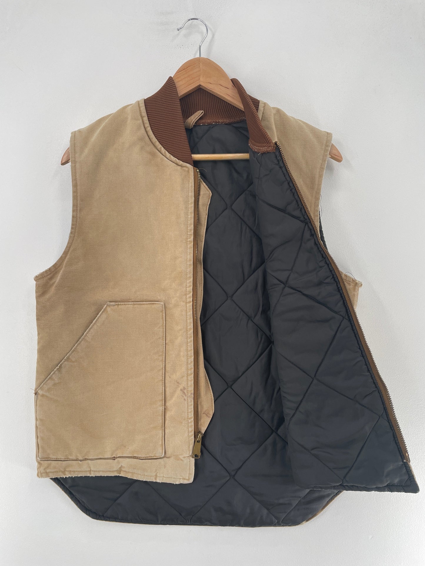 .Vintage CARHARTT Size No Tag Approx. L Duck Vest / F7227J