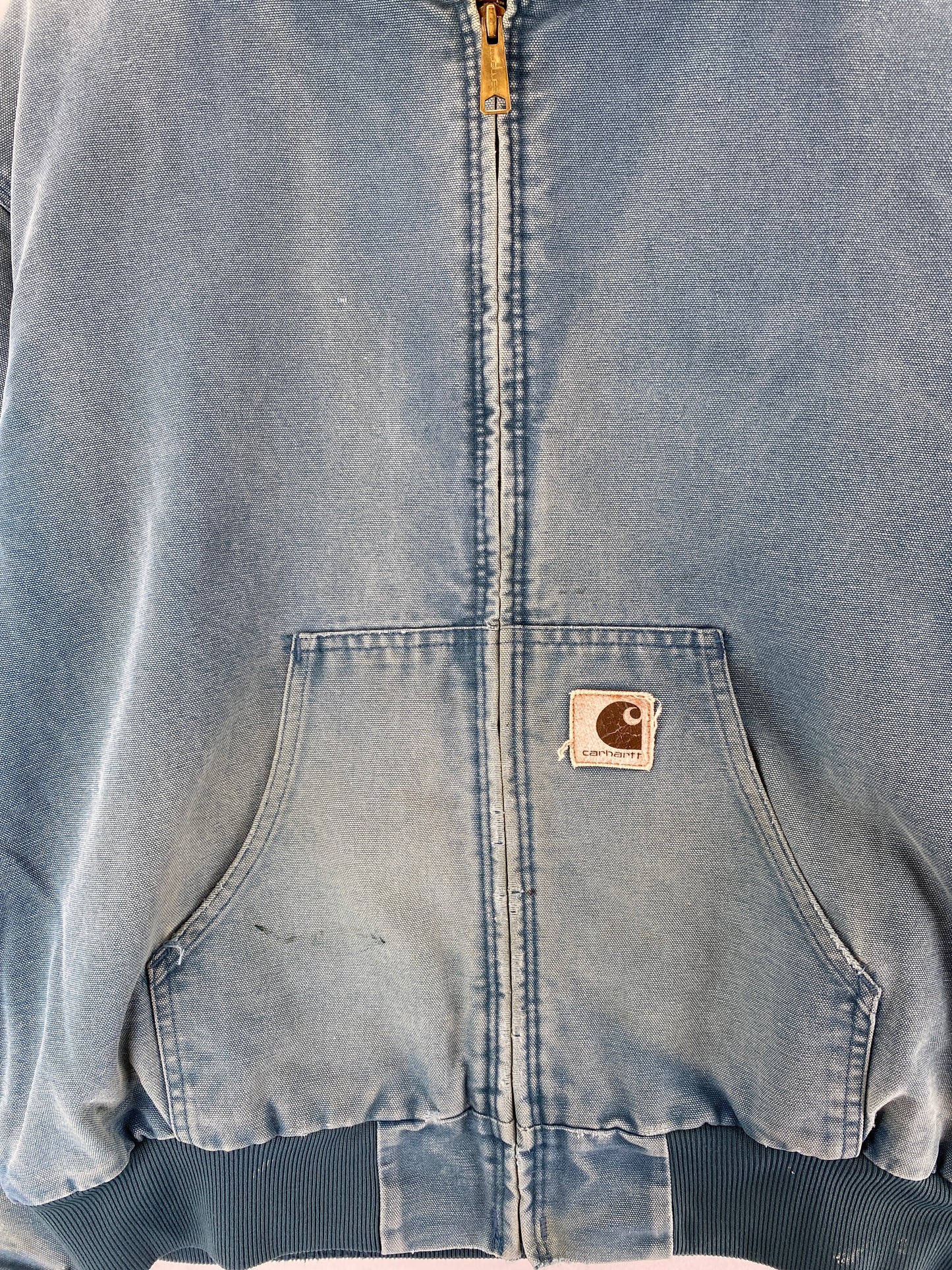 .90's CARHARTT Made in USA Size XL Zip-Up Hoodie Duck Jacket / F2949J
