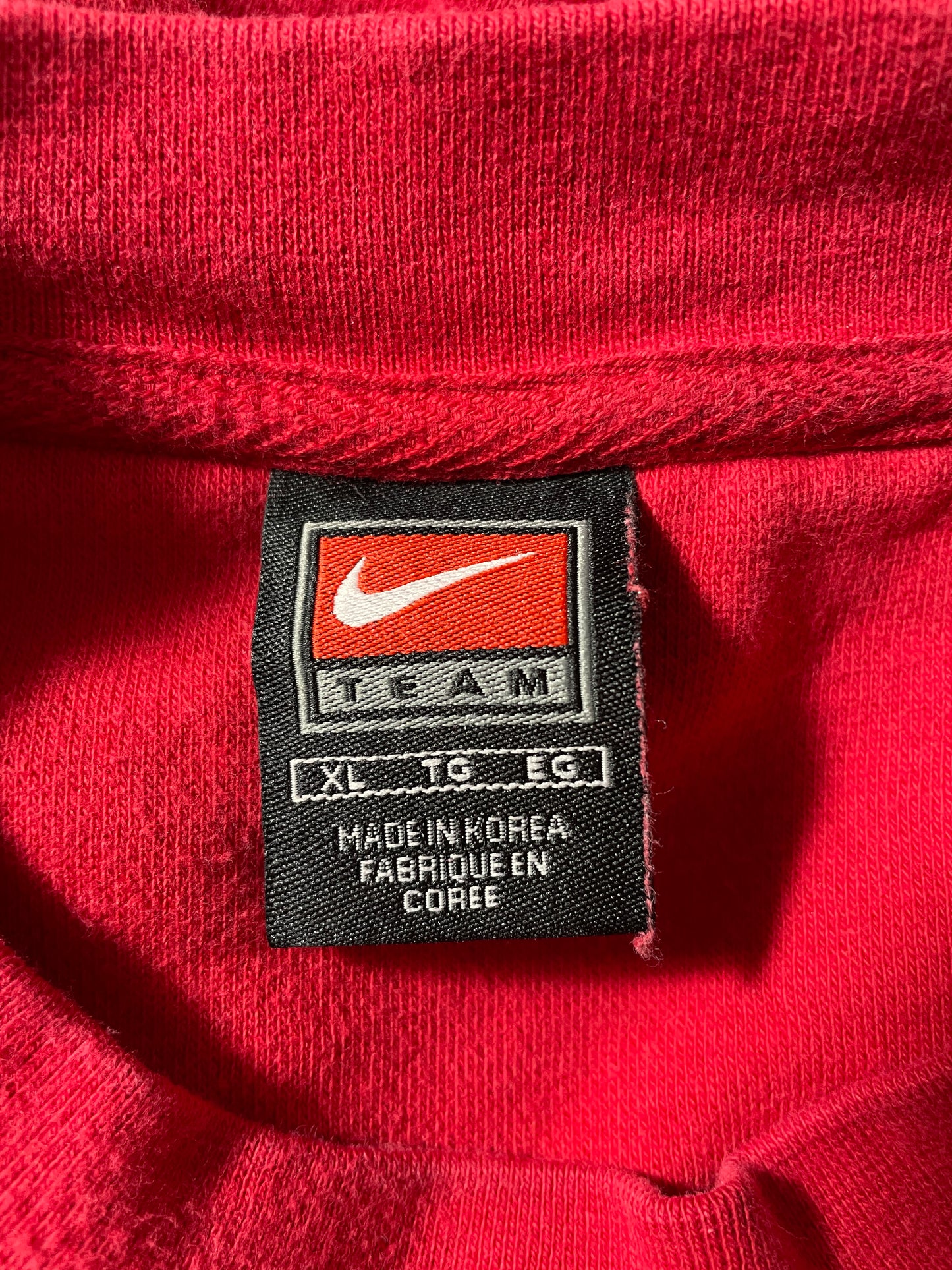 00' NIKE x OHIO STATE BUCKEYES Size XL Vintage College Sweat-Shirt / F5359S