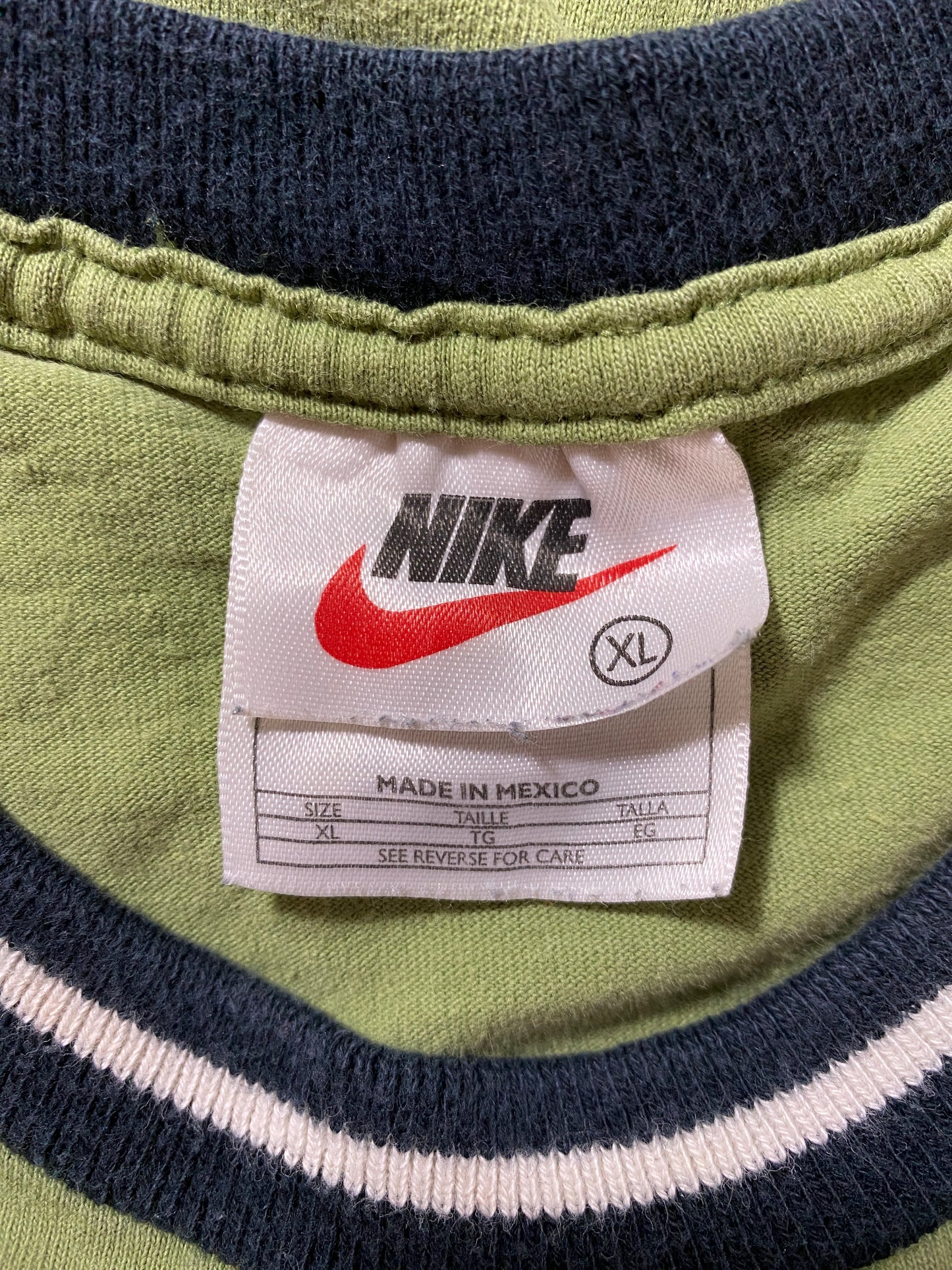 90's NIKE MINI SWOOSH Size XL Vintage T-Shirts / G2090T