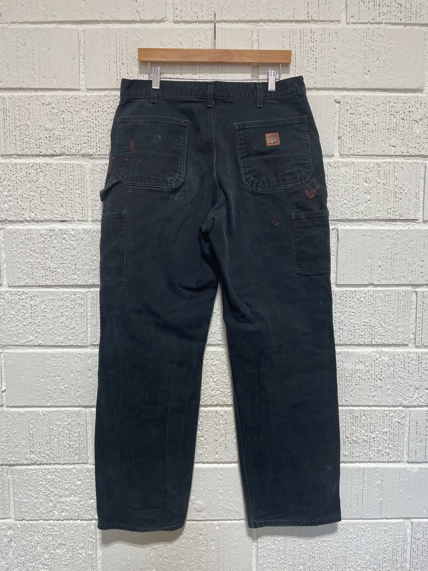 (W34xL31) Vintage CARHARTT Distressed Style Duck Pants / A1164P