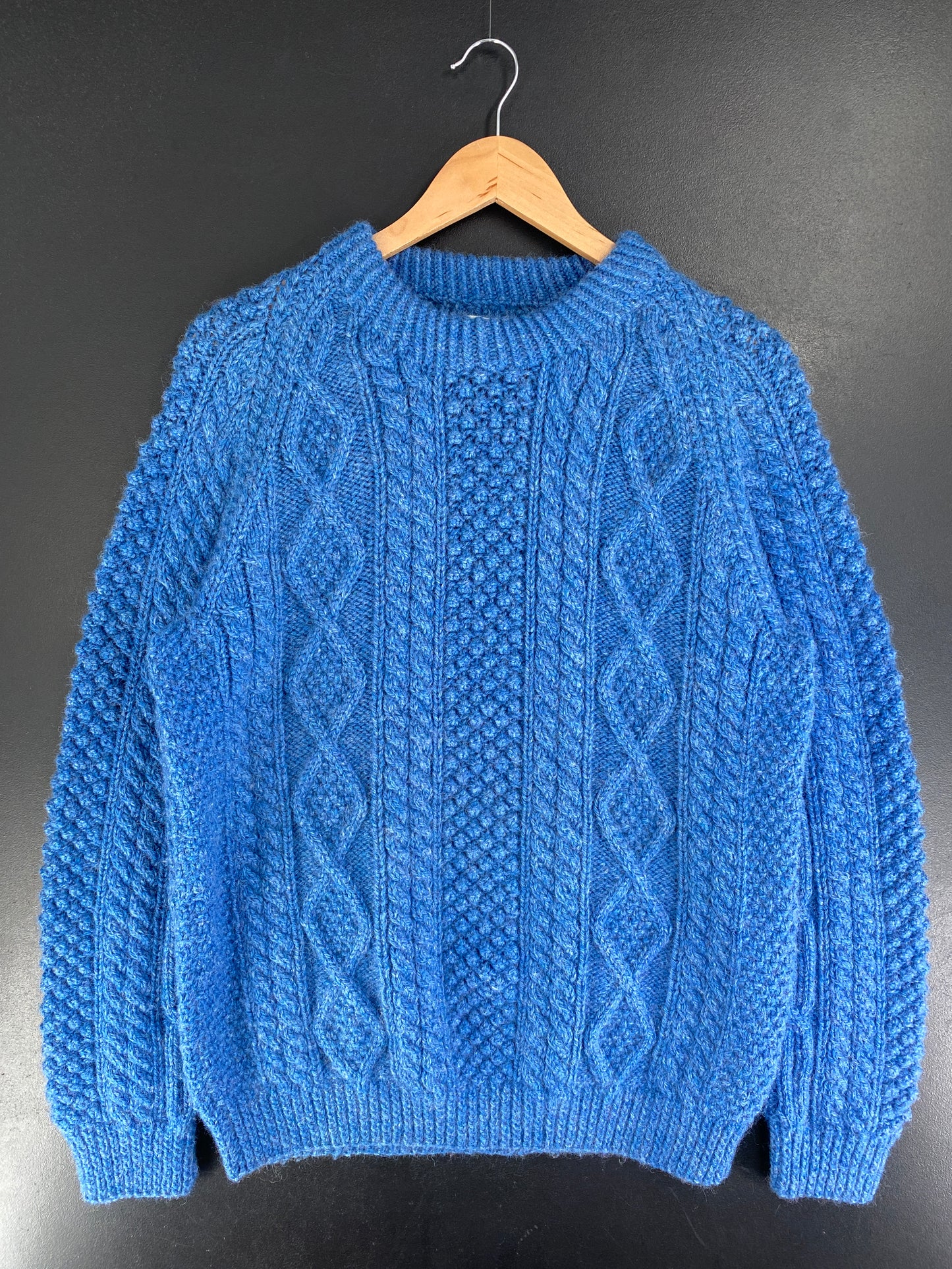 Vintage Fisherman Size Approx. M Wool Knit Sweater / F8697K