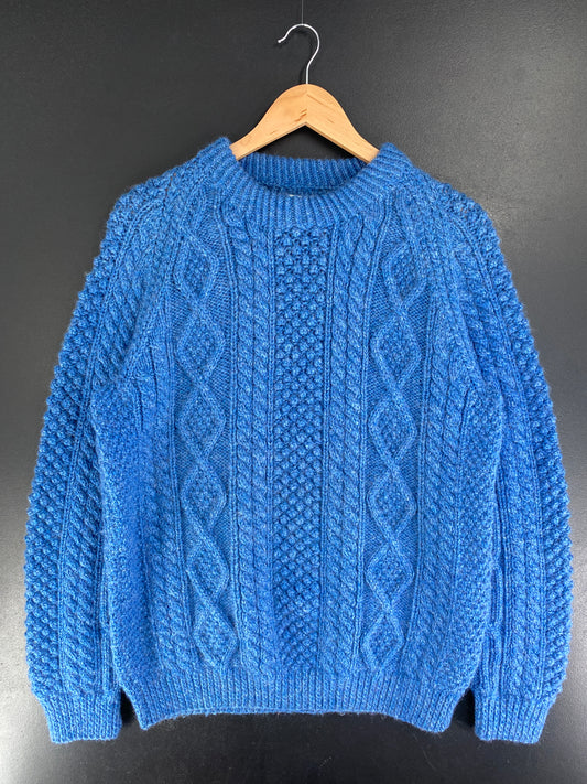 Vintage Fisherman Size Approx. M Wool Knit Sweater / F8697K