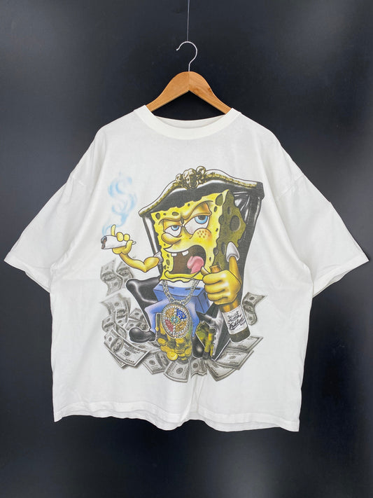 00’ SPONGEBOB Size XXXL Vintage T-Shirt / F1605T