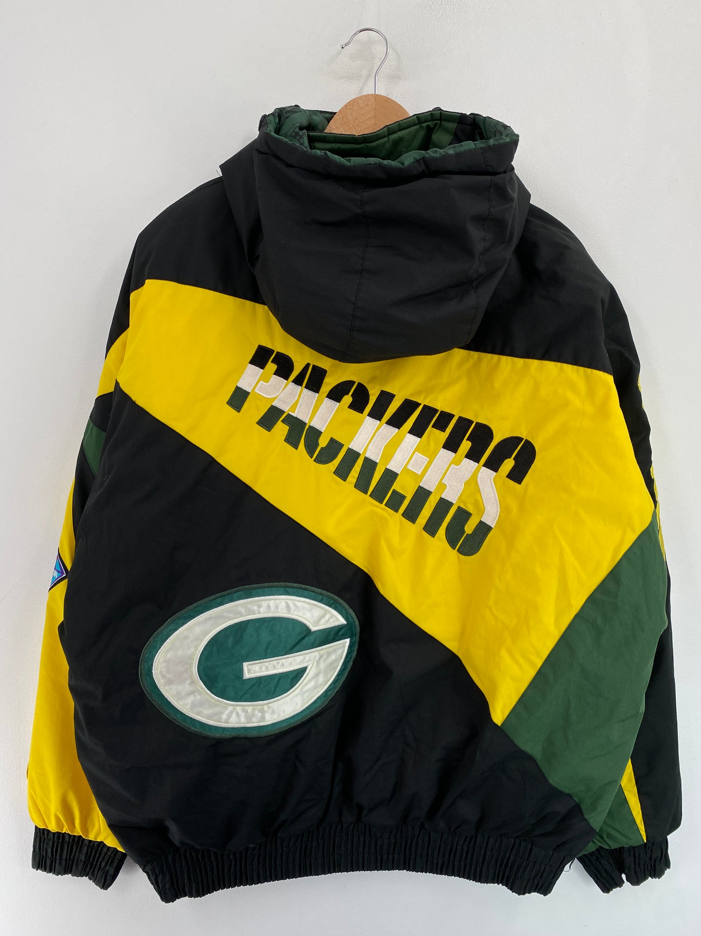 90’s PRO PLAYER x GREEN BAY PACKERS Size XL NFL Padded Jacket / G4990N
