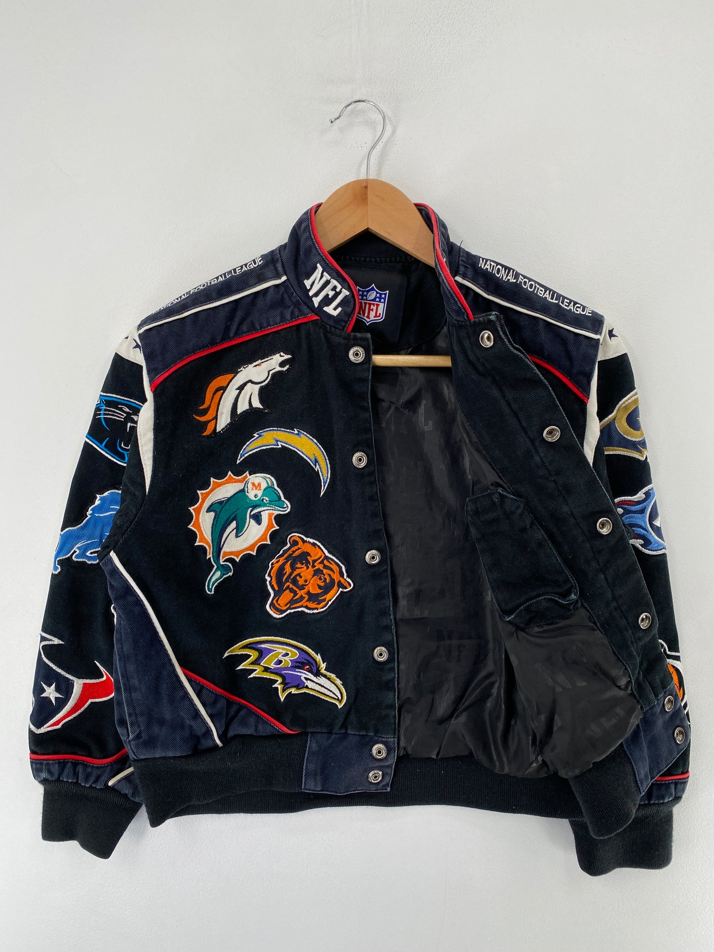 Vintage Kids NFL Size Kids M Racing Jacket / F8051J