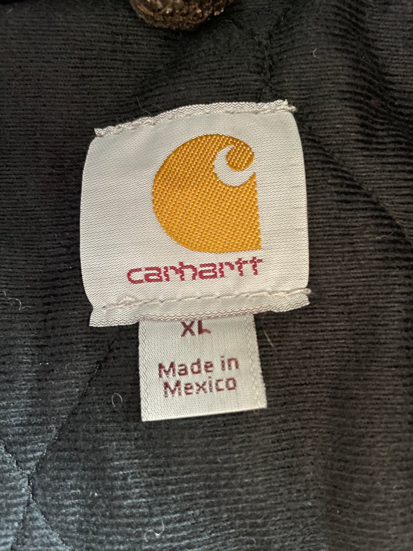 Vintage CARHARTT Size XL Duck Hoodie Jacket / F2611J
