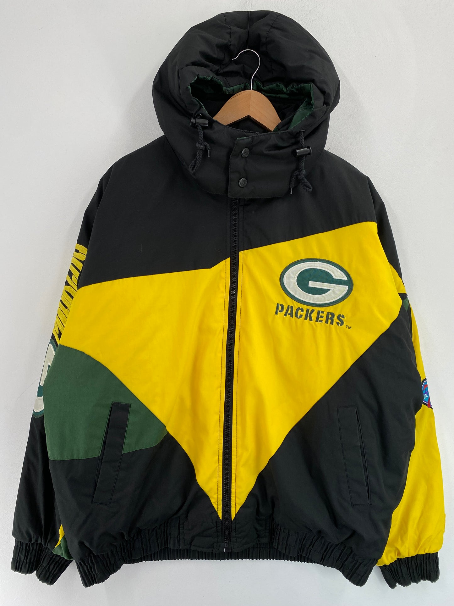 90’s PRO PLAYER x GREEN BAY PACKERS Size XL NFL Padded Jacket / G4990N