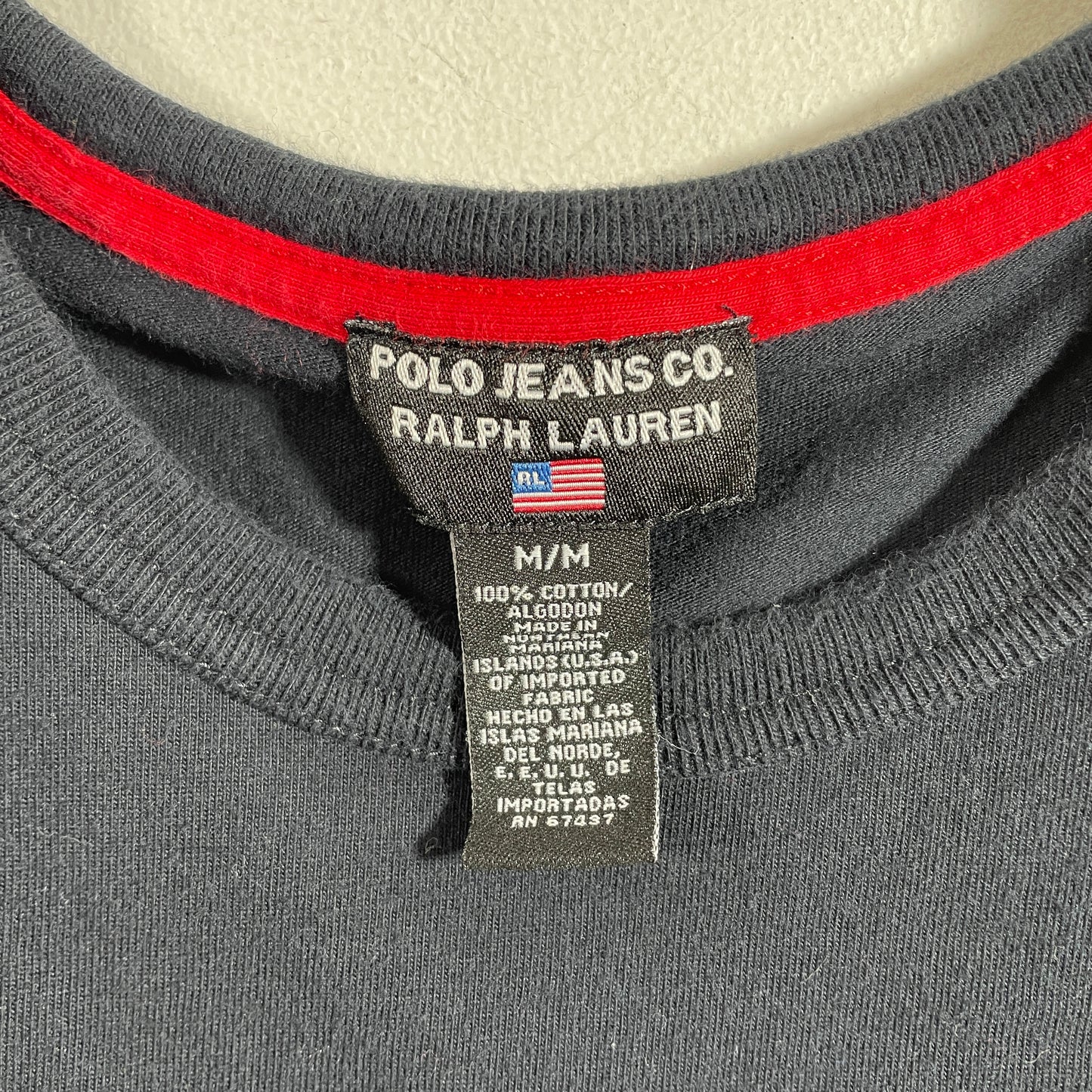 (M) Vintage POLO JEANS CO. RALPH LAUREN Long Sleeve T-shirt / A1329T