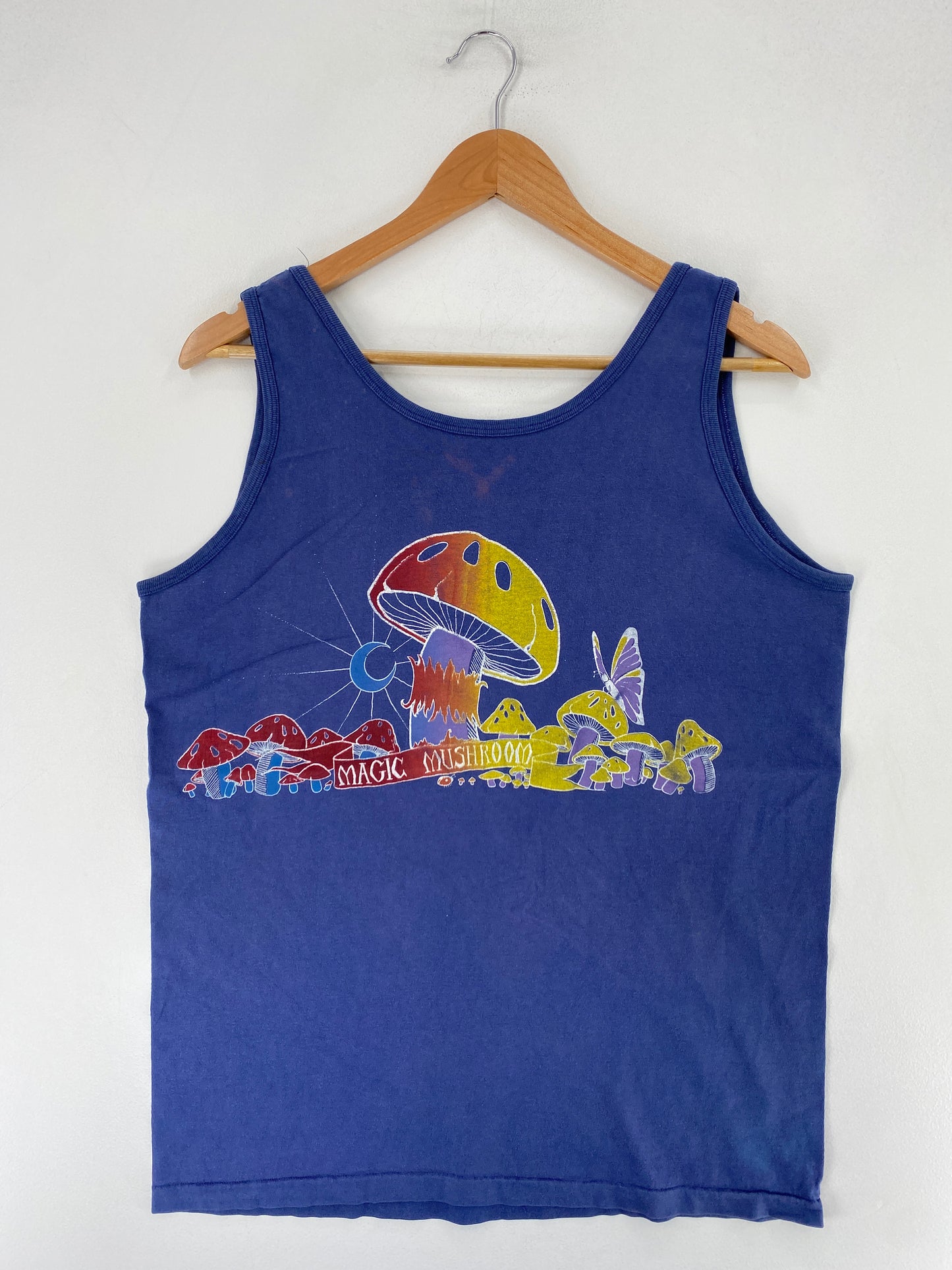 .80’s MAGIC MUSHROOM Size No tag (Approx. L) Tank Top / F9362T