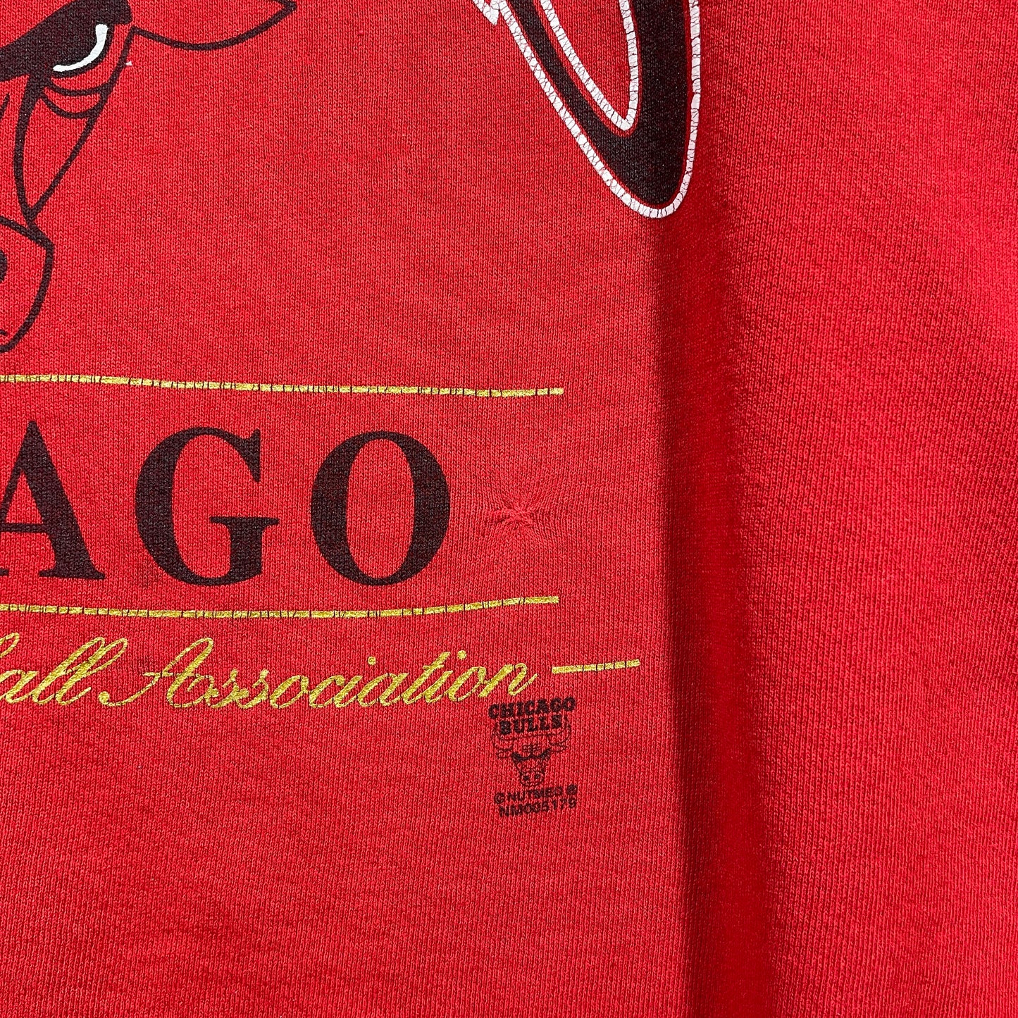 (Approx.L) 90’s CHICAGO BULLS Vintage NBA Sweatshirt / A0992S