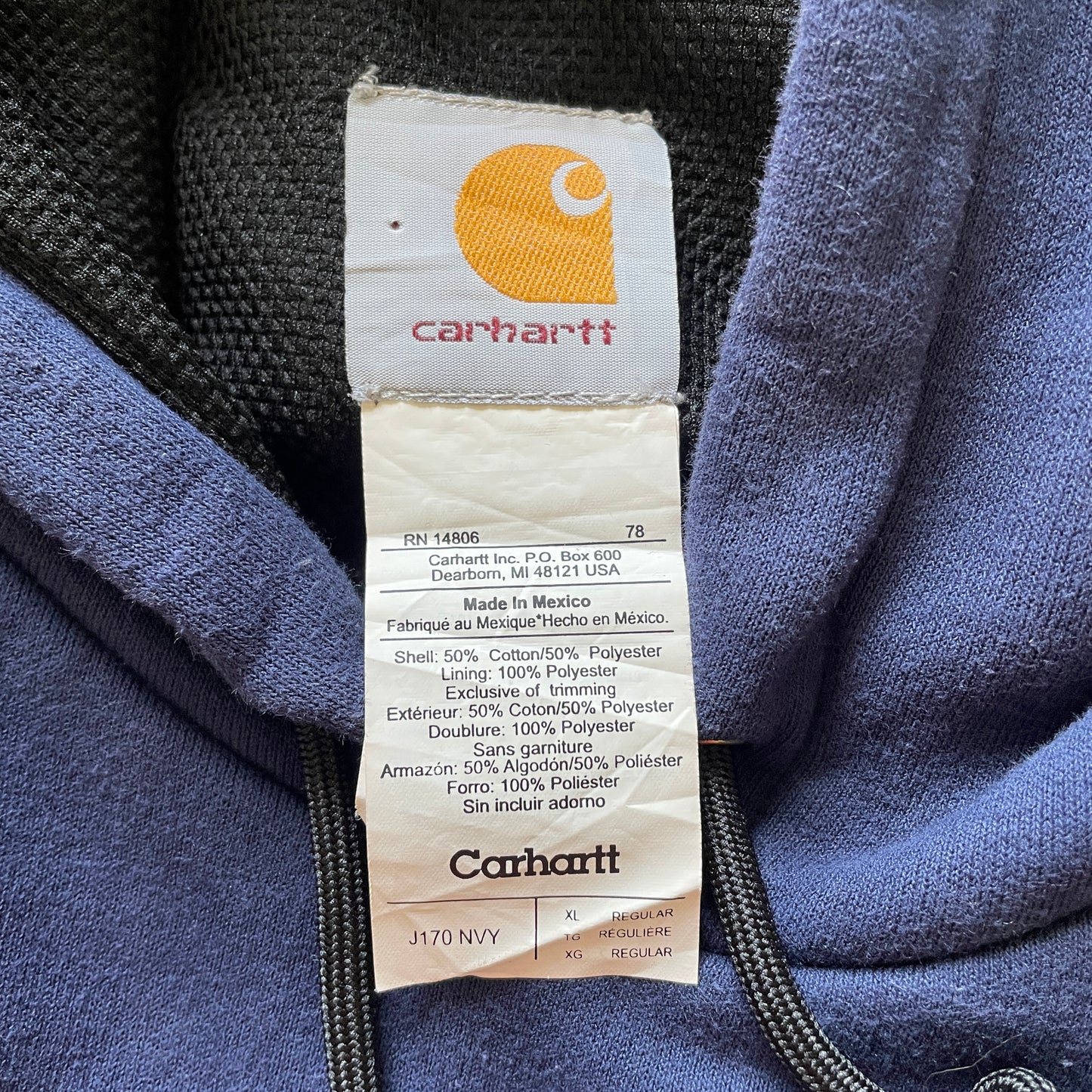 (XL) 90's CARHARTT Sweat-shirt / A0632S