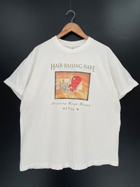 1991 LOONEY TUNES HAIR RAISING HARE Made in USA Size XL Vintage T-Shirt / F1764T