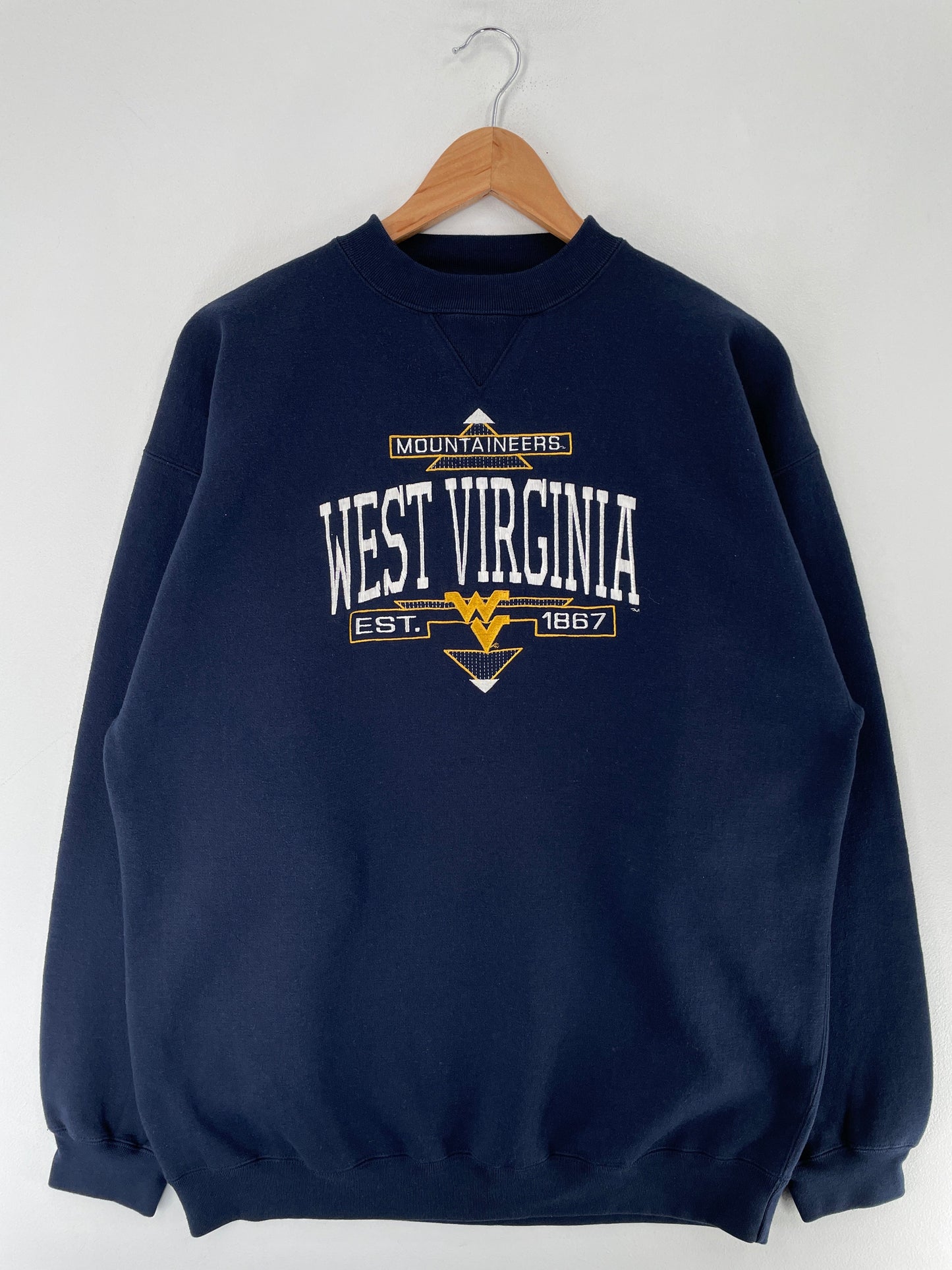 00’ WEST VIRGINIA MOUNTAINEERS Size XL College Sweat-Shirt / G543S