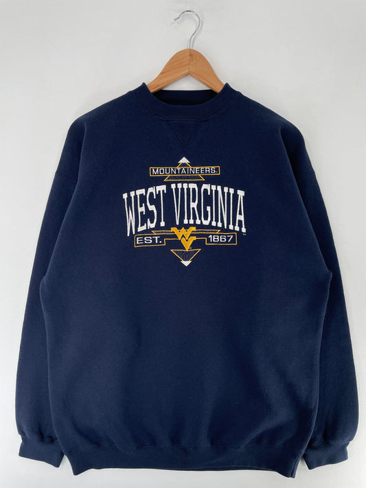 00’ WEST VIRGINIA MOUNTAINEERS Size XL College Sweat-Shirt / G543S