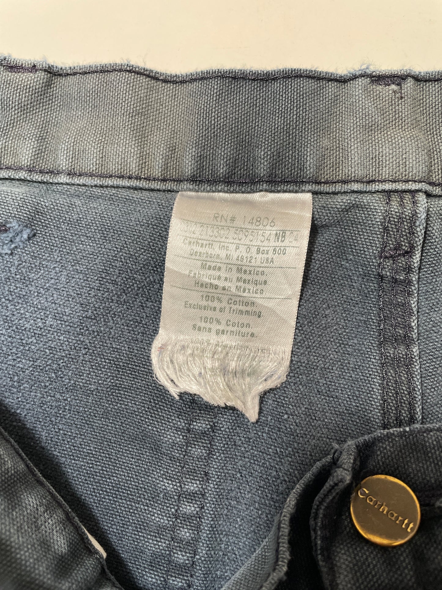 (W33xL30) Vintage CARHARTT Distressed Style Duck Pants / A1163P