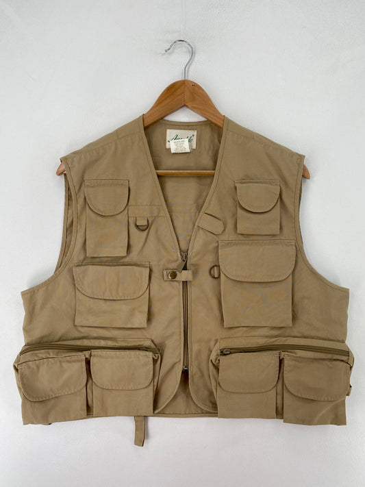Vintage AUSABLE Size S Hunting Vest / G204J