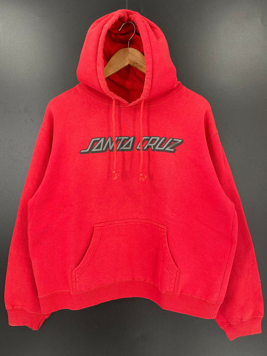 90’s SANTA CRUZ SKATEBOARDS NHS Tag Size M Vintage Hoodie Sweat-Shirts / E9519S