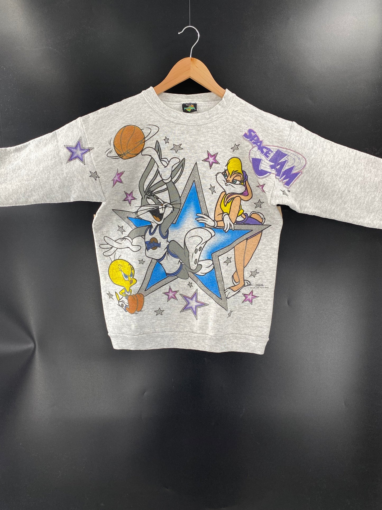 1996 LOONEY TUNES Size Kids XL Vintage Sweat-shirt / F5785S