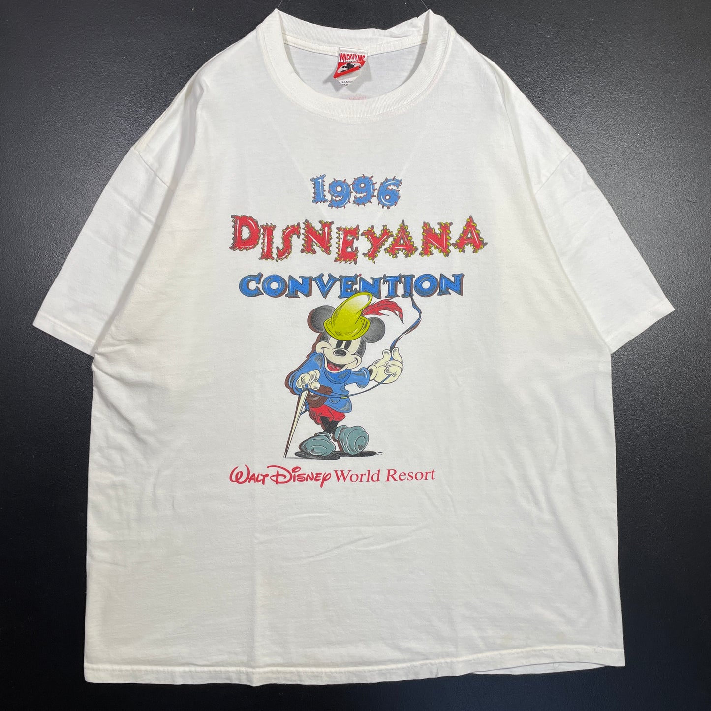 (L) 1996 DISNEY MICKEY T-Shirt / A0541T