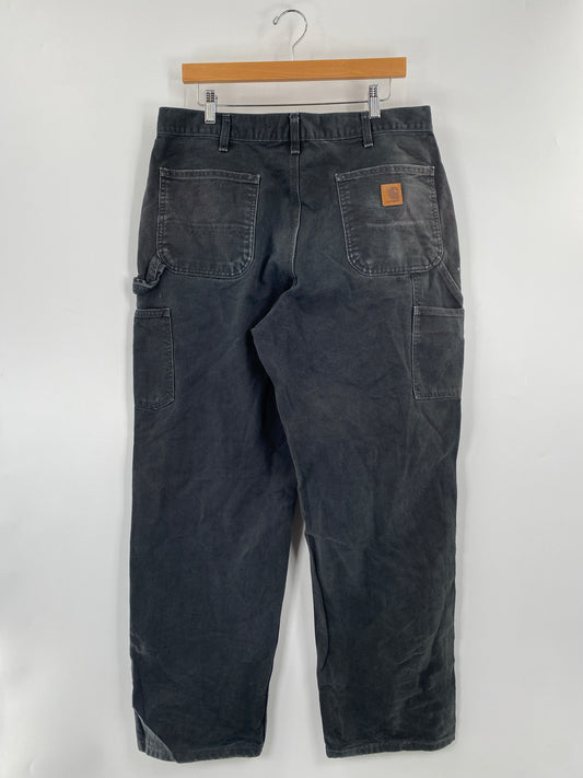 Vintage CARHARTT Size W34 x L31 Duck Pants / F7468P