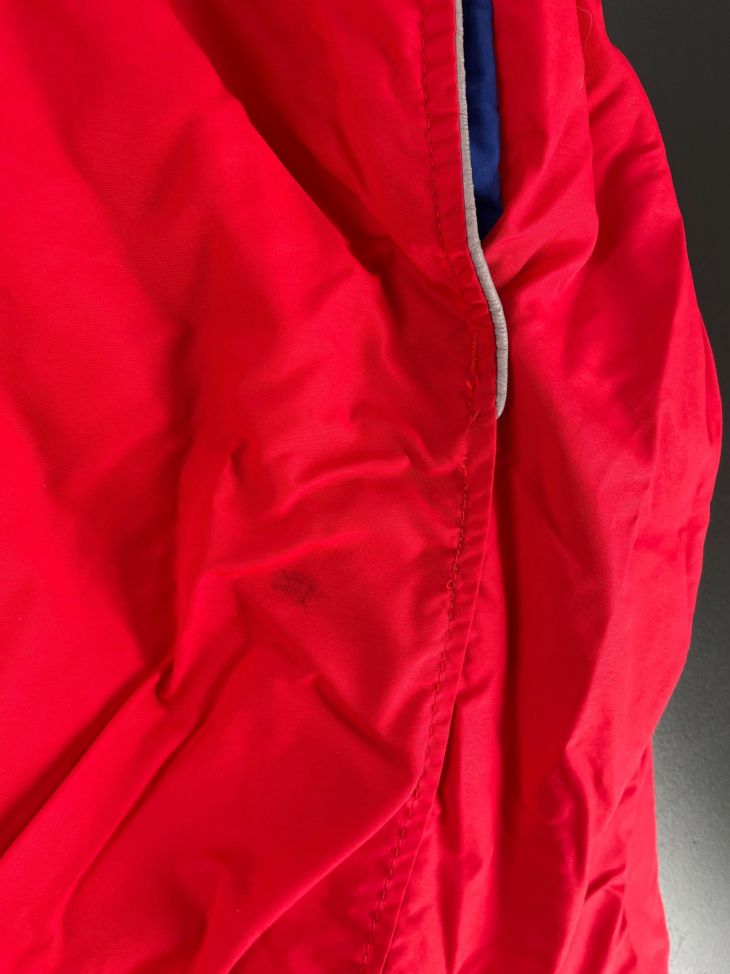 90's BUDWEISER Made in USA Size XL Padded Nylon Jacket / G5776N