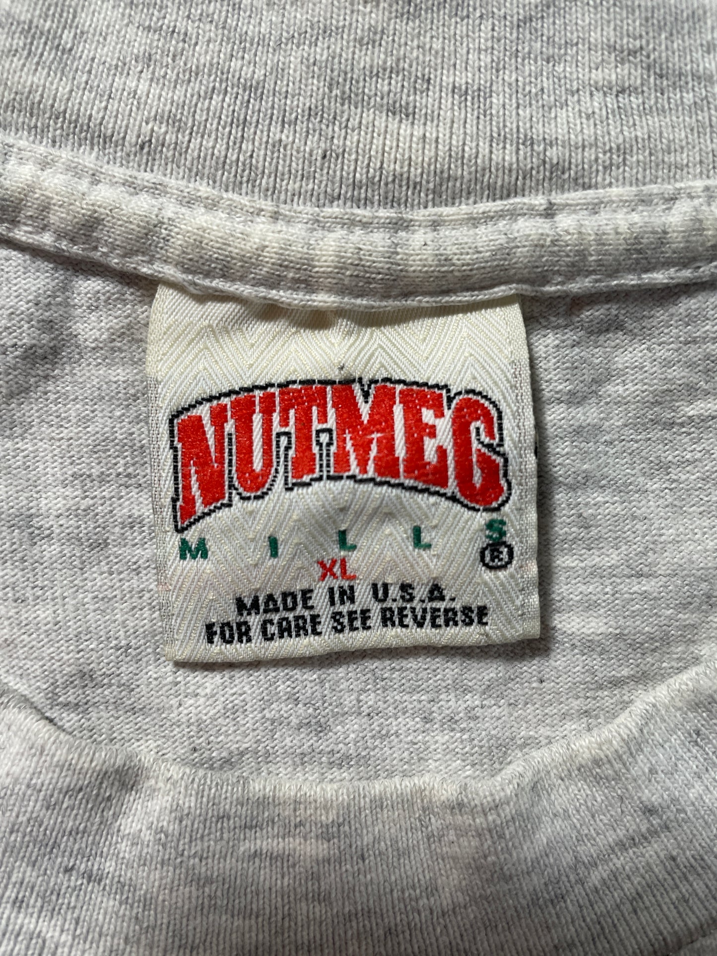 1992 NATIONAL AMERICAN LEAGUE Made in USA Size L Vintage MLB T-Shirt / F3655T