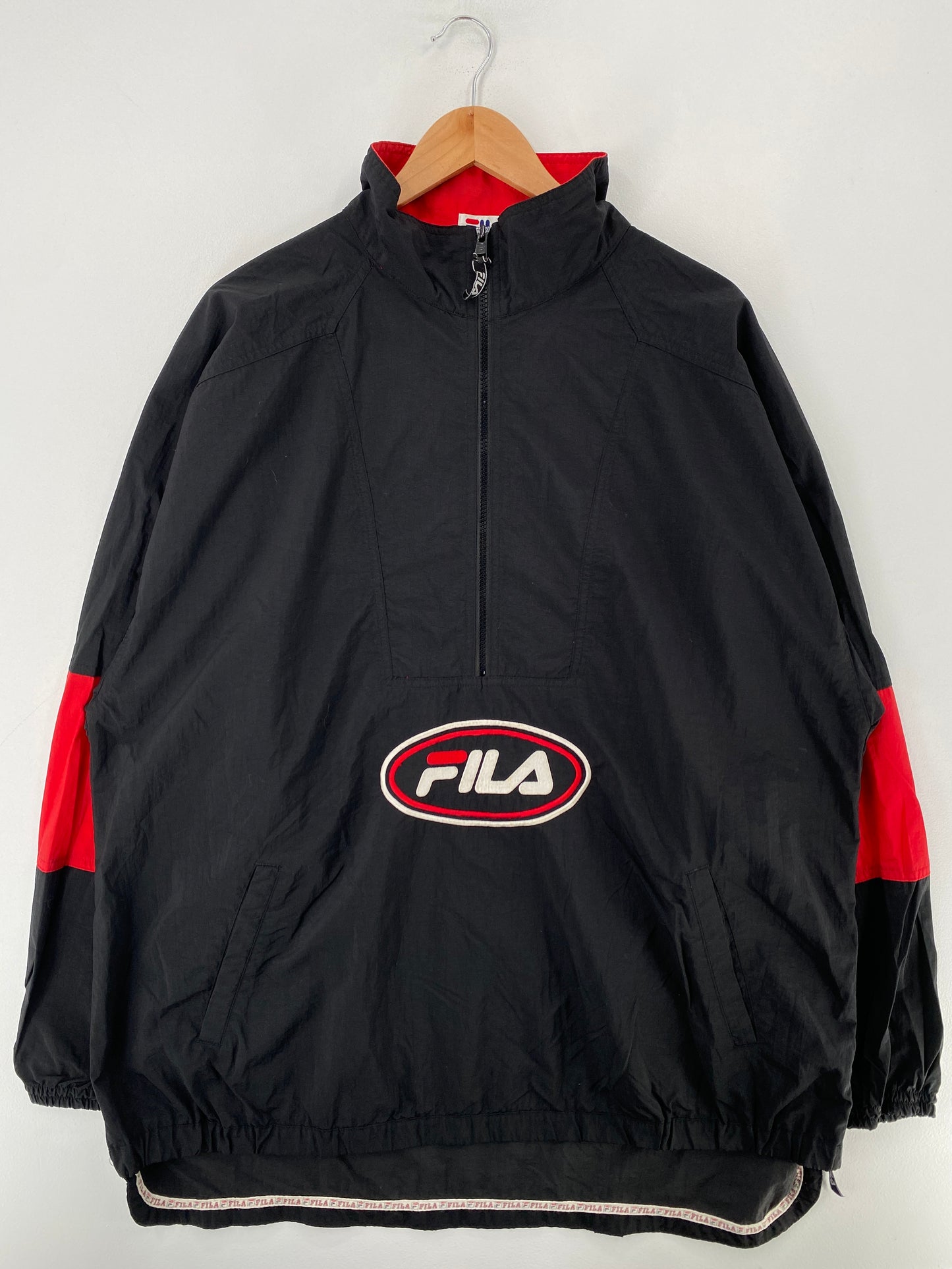90’s FILA Size XL Half-zip Nylon Jacket / F8173N