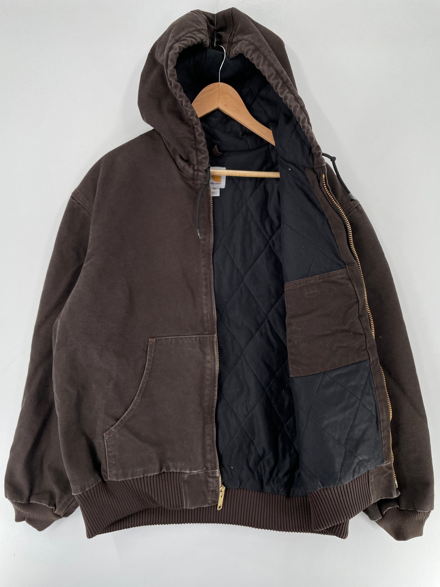 Vintage CARHARTT Size XL Duck Hoodie Jacket / F2611J