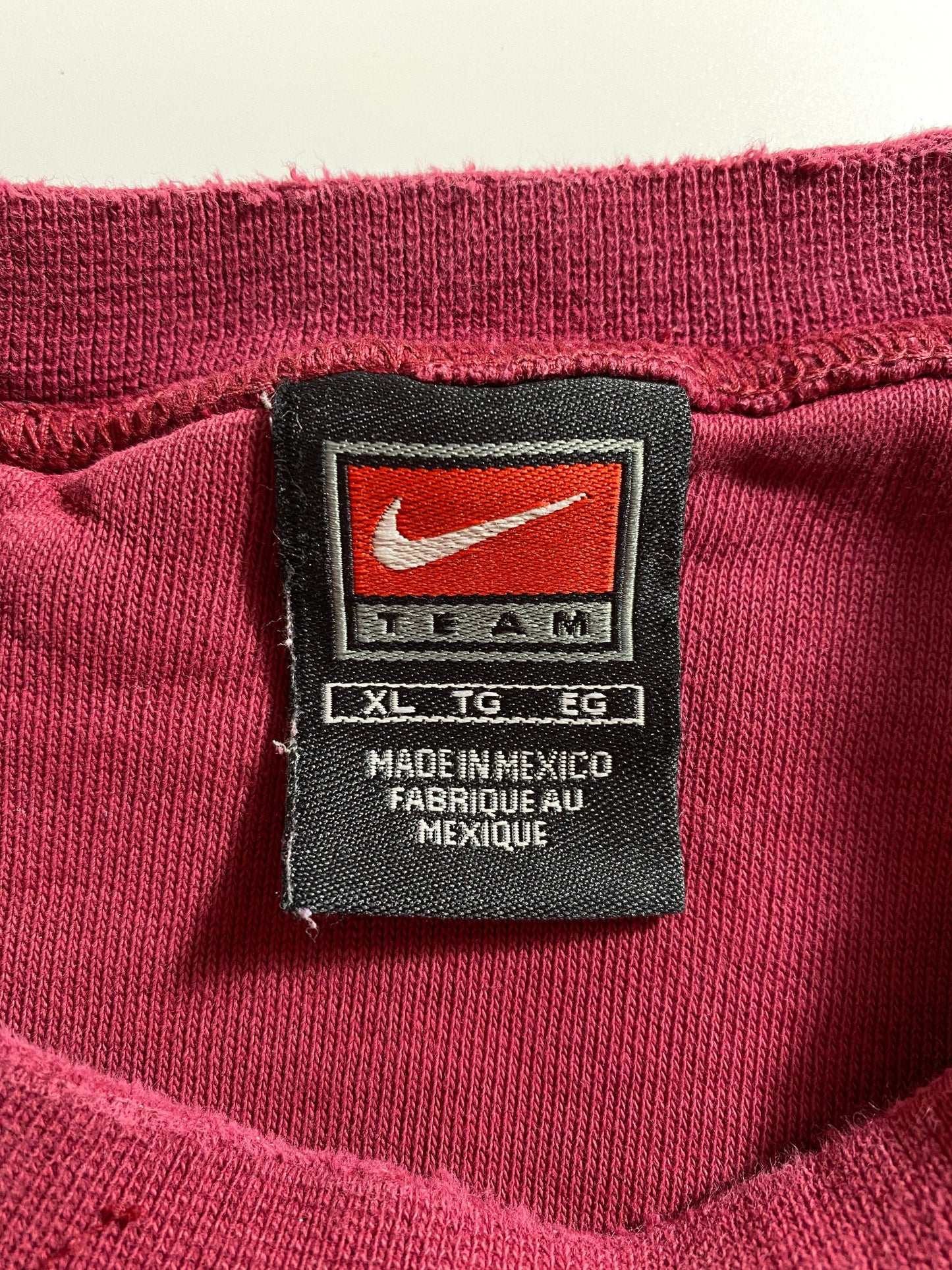 00’ NIKE MINI SWOOSH Size XL Vintage Sweat-shirt / G6087S