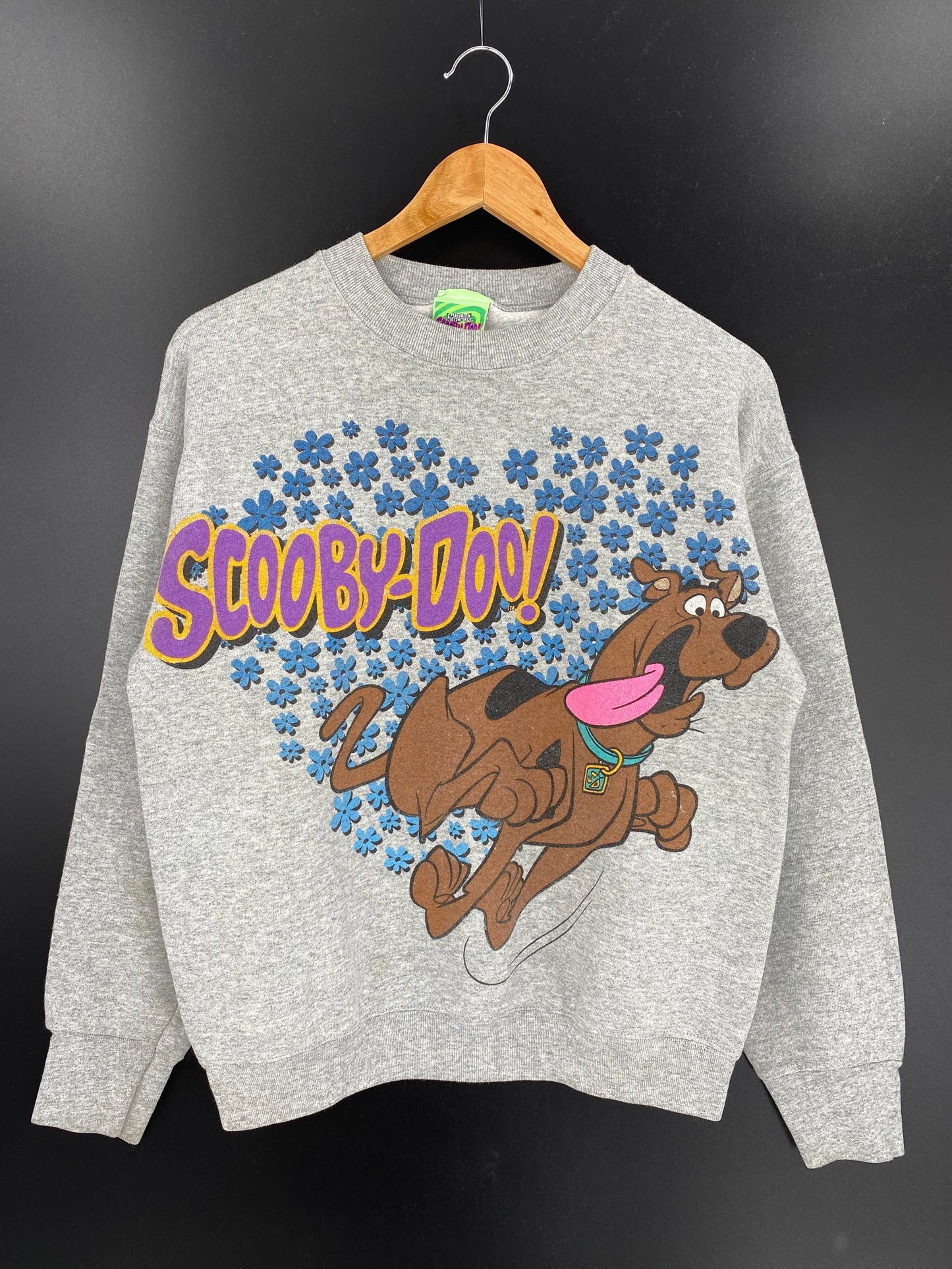 1998 SCOOBY-DOO Size Ladies M Vintage Sweat-shirt / F6339S