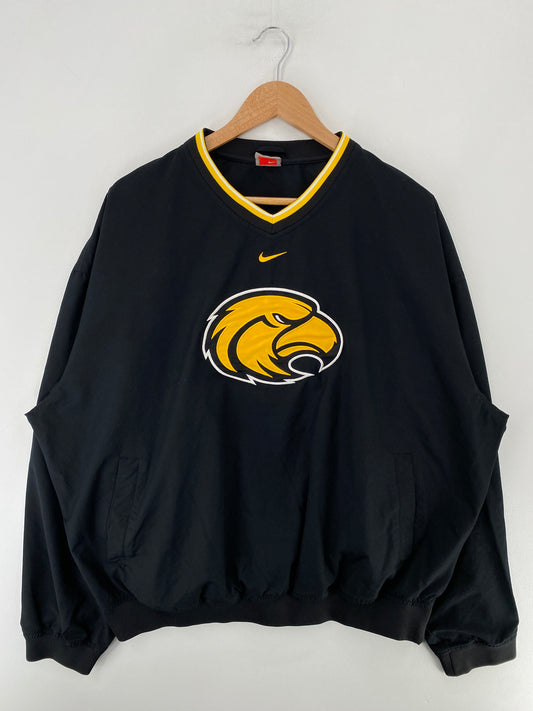00' NIKE x SOUTHERN MISS GOLDEN EAGLES Size XL Vintage Nylon Jacket / G706N