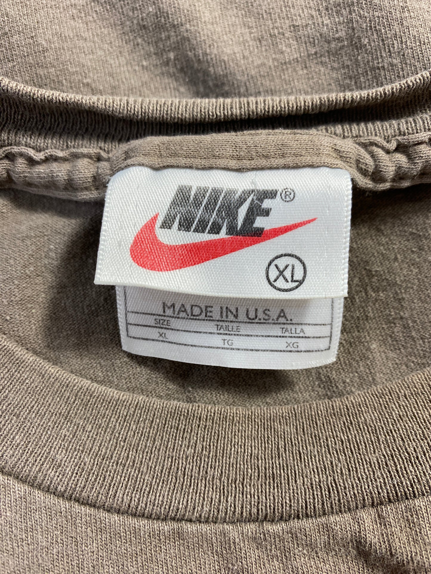 90's NIKE Made in USA Size XL Vintage Long Sleeve T-shirt / F8883T