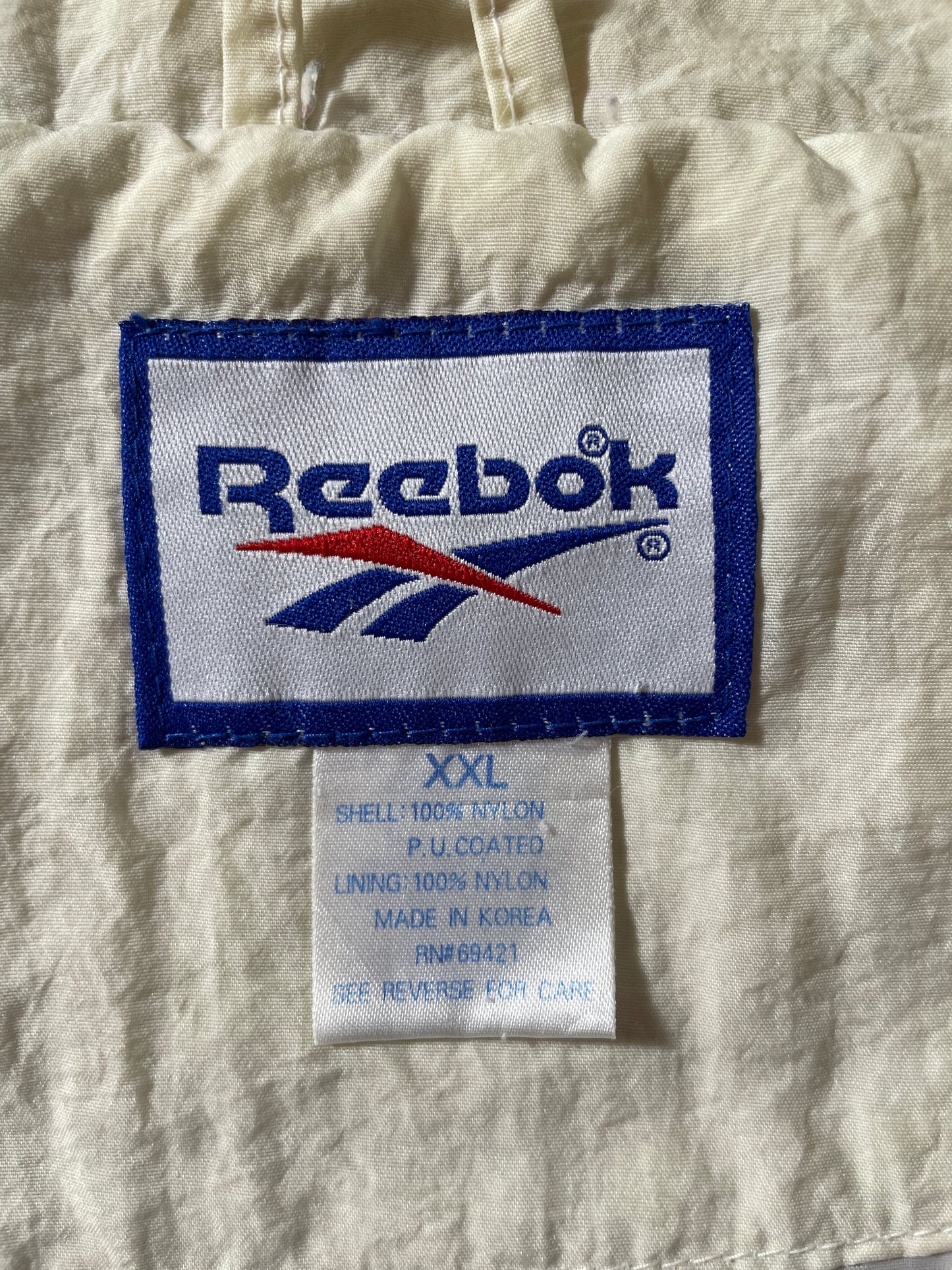 90’s REEBOK x SUOER BOWL Size XXL NFL Nylon Jacket / F2432N