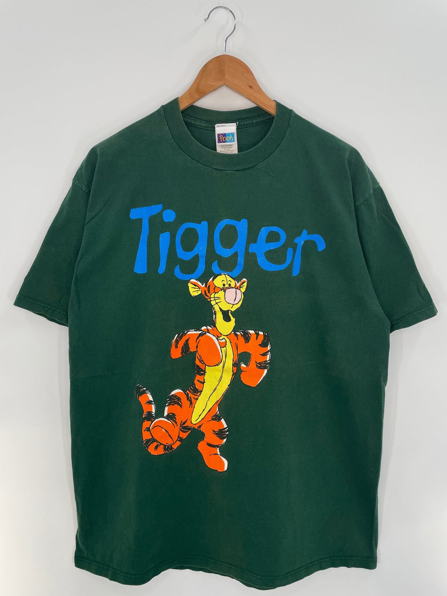 00’ DISNEY TIGGER Made in USA Size XL Vintage T-Shirt / E8000T