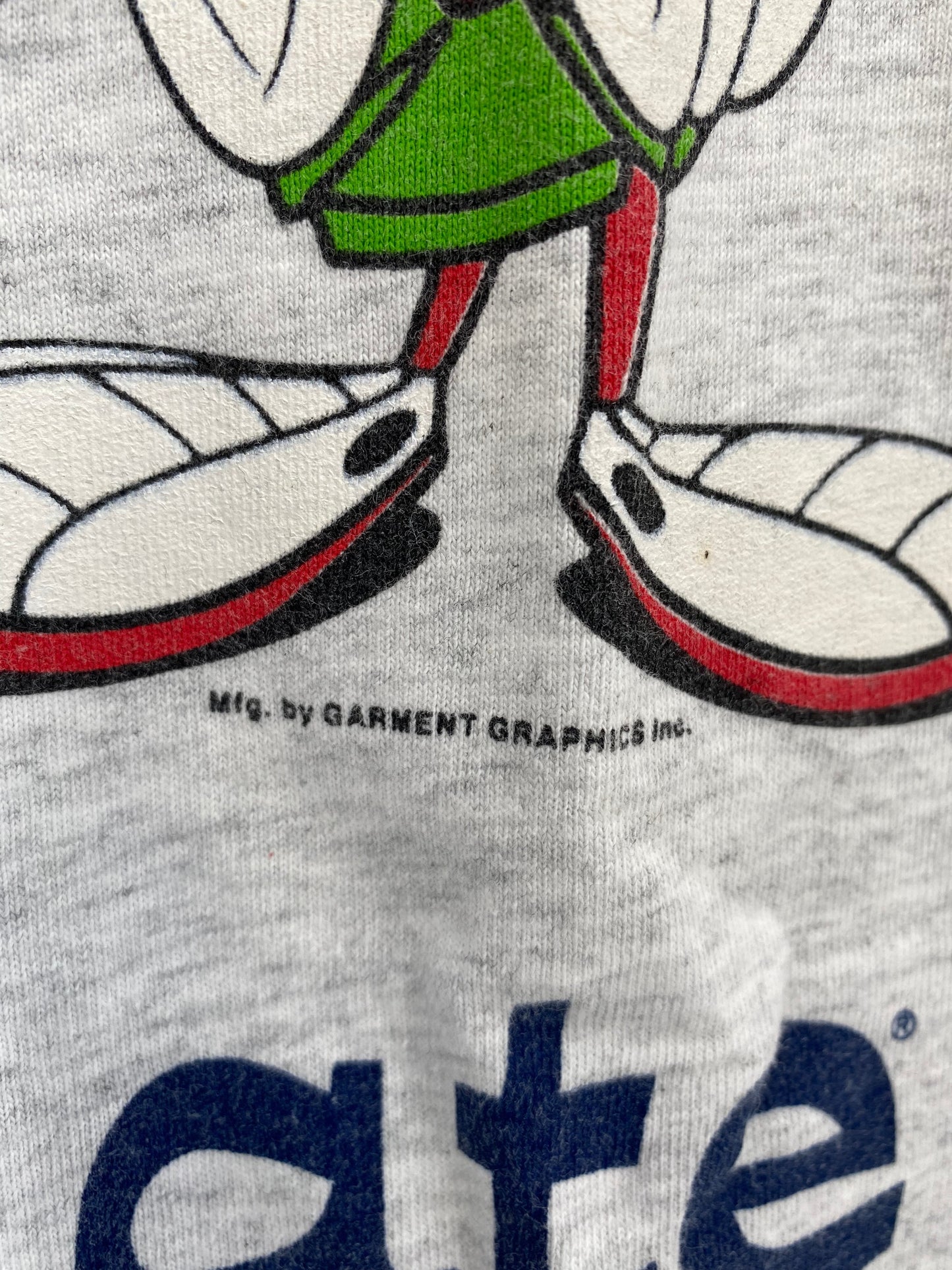 1996 LOONEY TUNES PENN STATE Size No tag (Approx.XXL) T-Shirt / F8000T