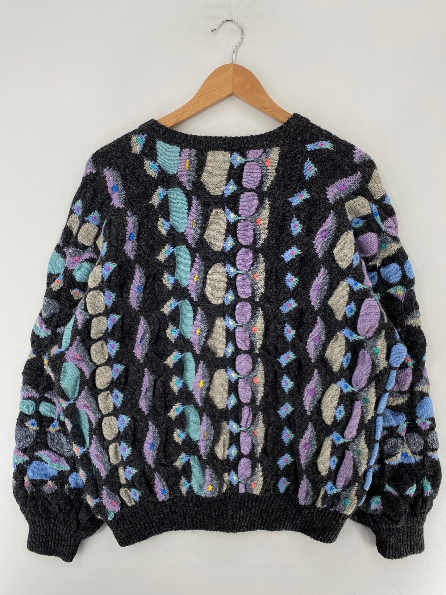 Vintage 3D COOGI-Style Size M Vintage Knit Sweater / G5236K