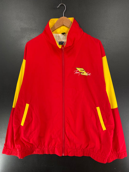Vintage KELLOGG’S CORN FLAKES RACING Made in USA Size L Nylon Jacket / G5840N