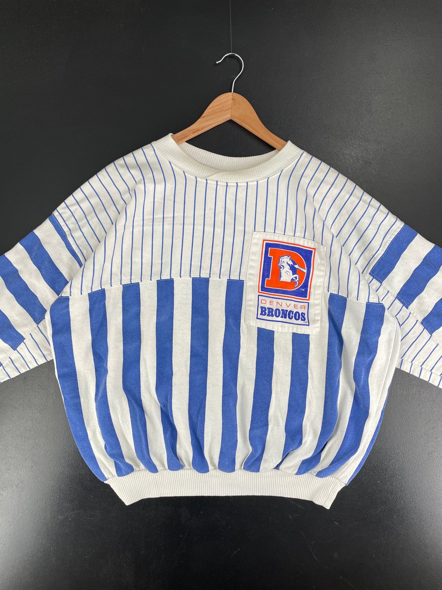 Vintage DENVER BRONCOS Size L NFL Sweat-Shirt / F5105S