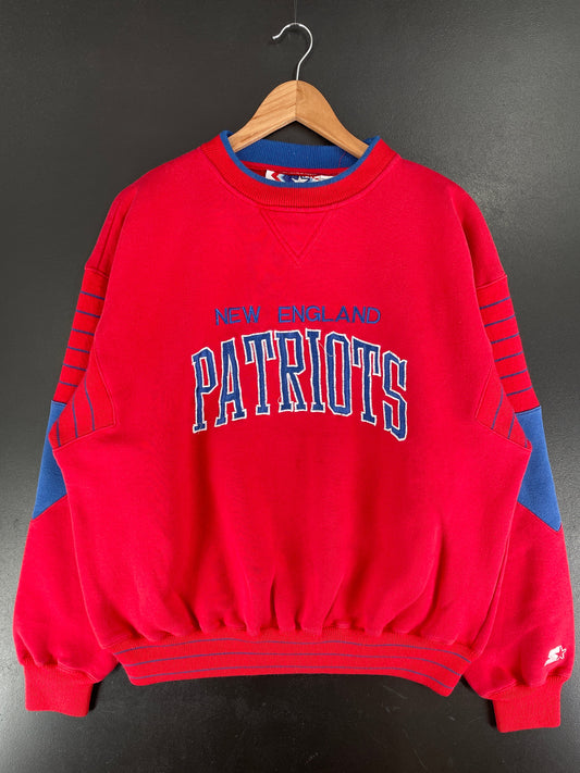 Early 90’s STARTER x NEW ENGLAND PATRIOTS Size XL NFL Sweat-shirt / F7268S