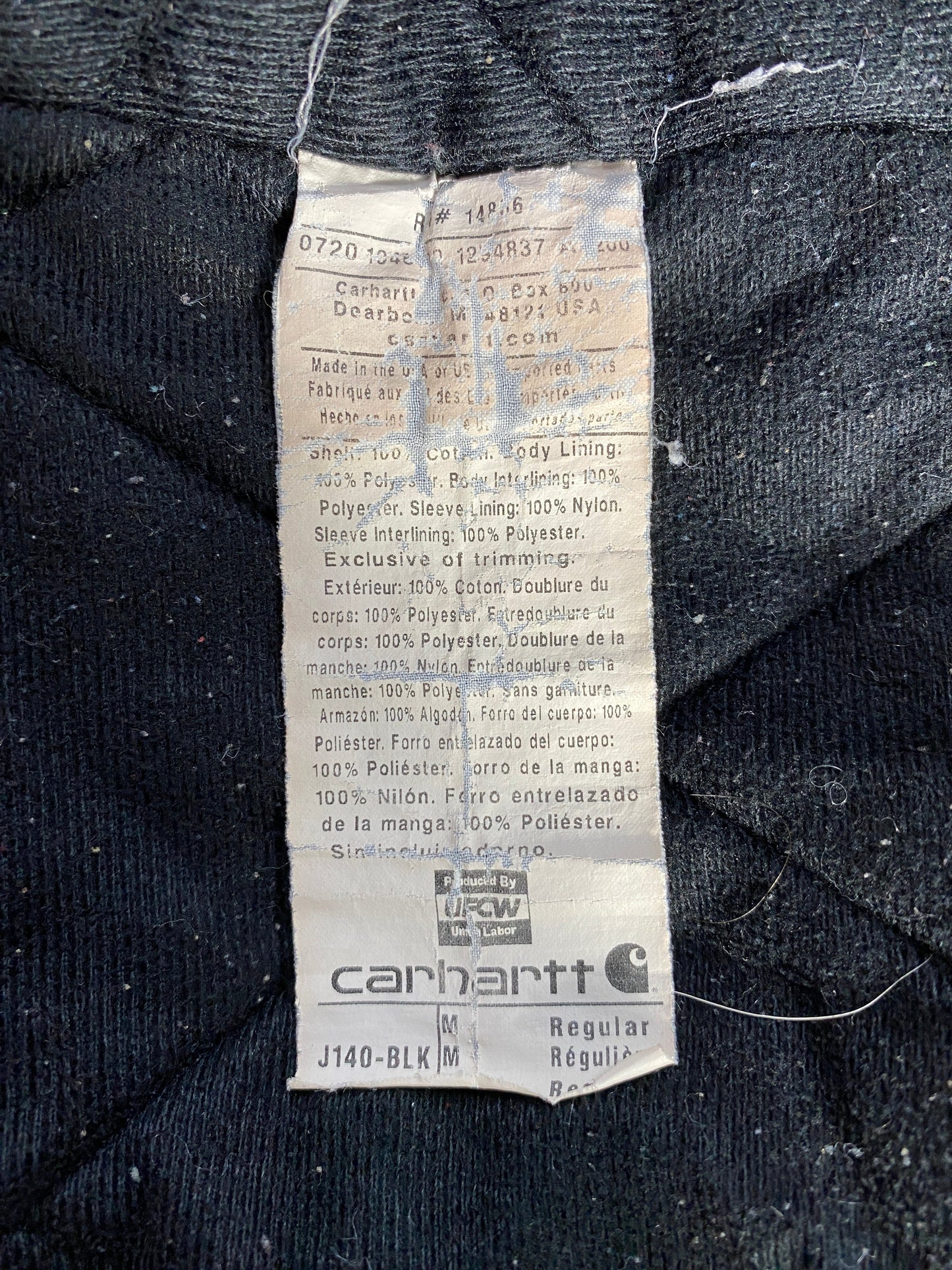 Vintage CARHARTT Size M Duck Jacket / F8740J