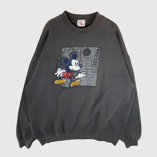 (XL) 00's DISNEY MICKEY Vintage Sweatshirt / A0005S
