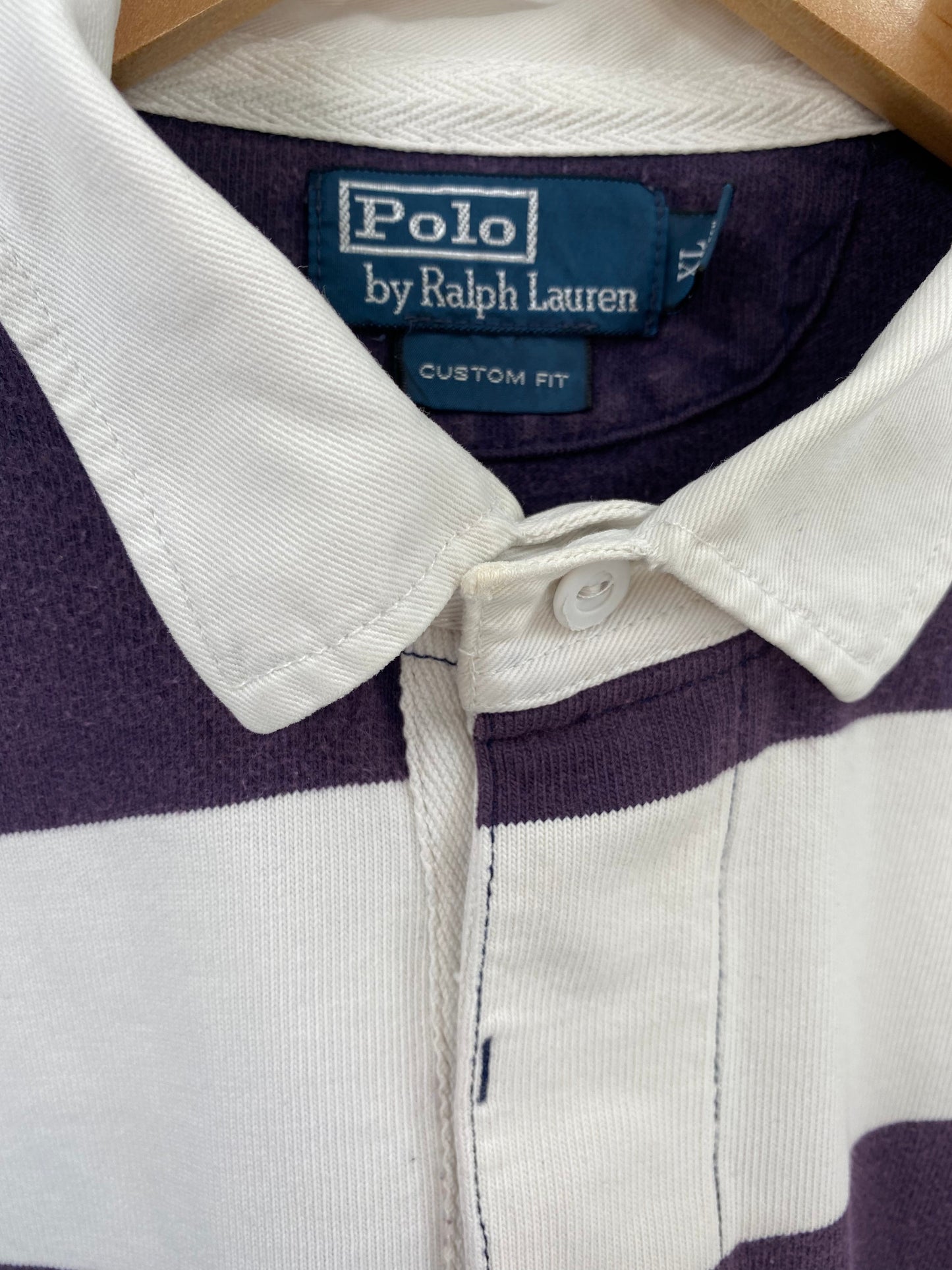 90’s POLO RALPH LAUREN Size XL Vintage Rugby-Shirt / G2168R
