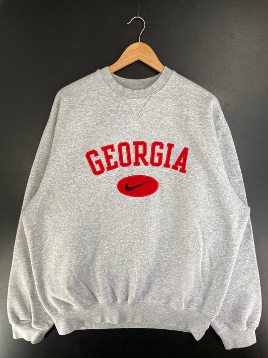 00’ NIKE x GEORGIA Size L Vintage College Sweat-Shirt / G2788S