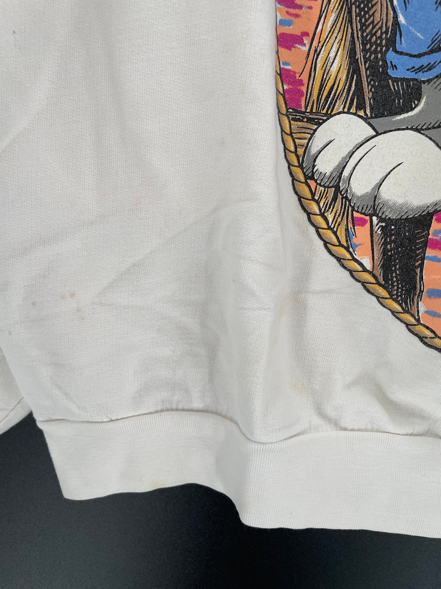 1994 LOONEY TUNES BUGS BUNNY Size L Vintage Sweat-Shirt / G2476S