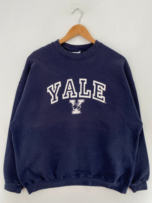 00’ YALE Size XL College Sweat-Shirt / F9216S