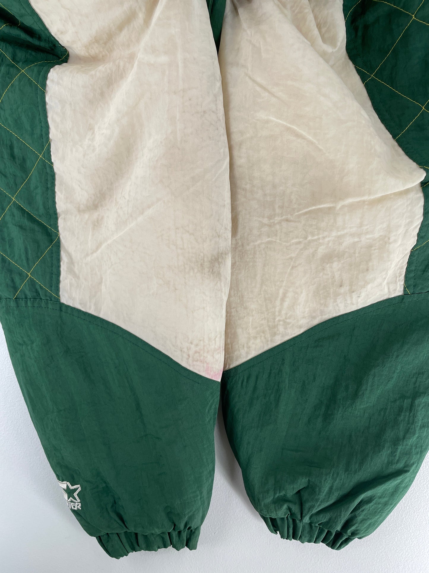 90's STARTER x GREEN BAY PACKERS Size L Vintage NFL Padded Nylon Jacket / F7101N