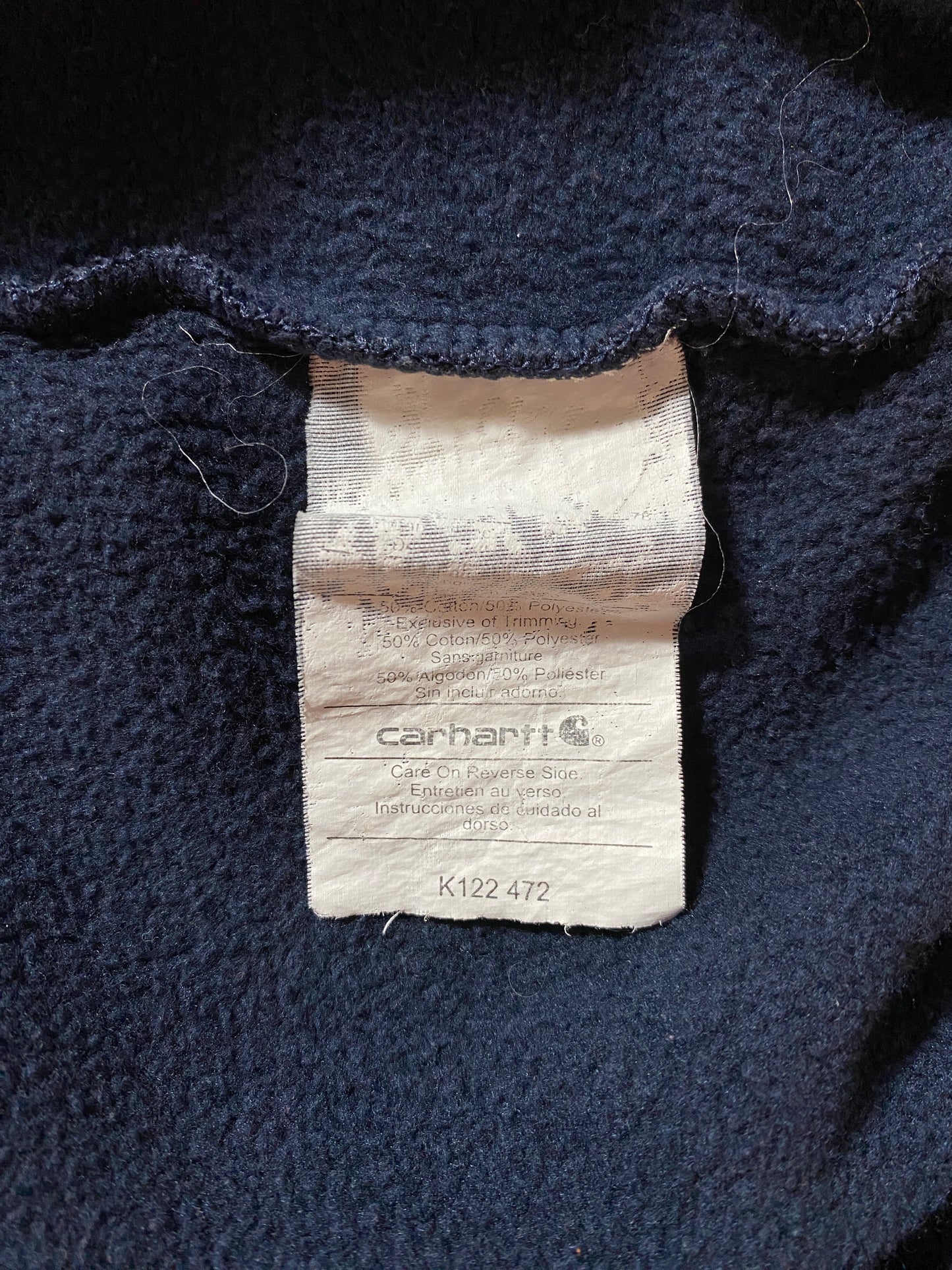 Vintage CARHARTT Size L Zip Up Hoodie Sweat-shirt / G4738S