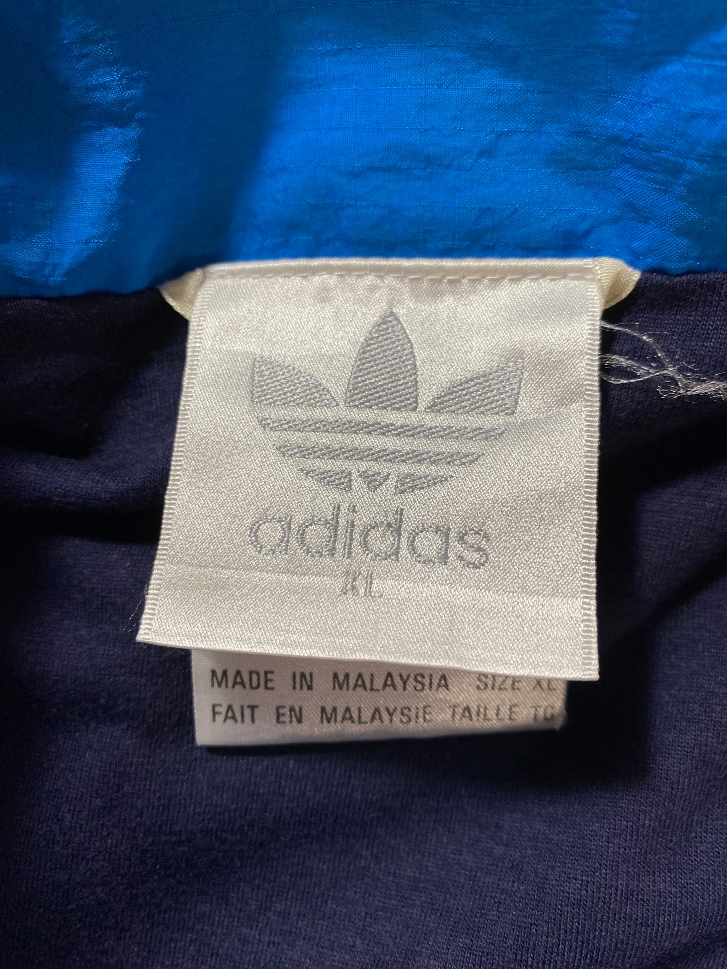Vintage ADIDAS Size XL Zip-up Nylon Jacket / G4546N
