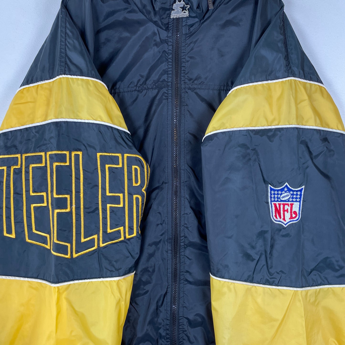 (M) 90's STARTER X STEELERS NFL Nylon Jacket / A0019N